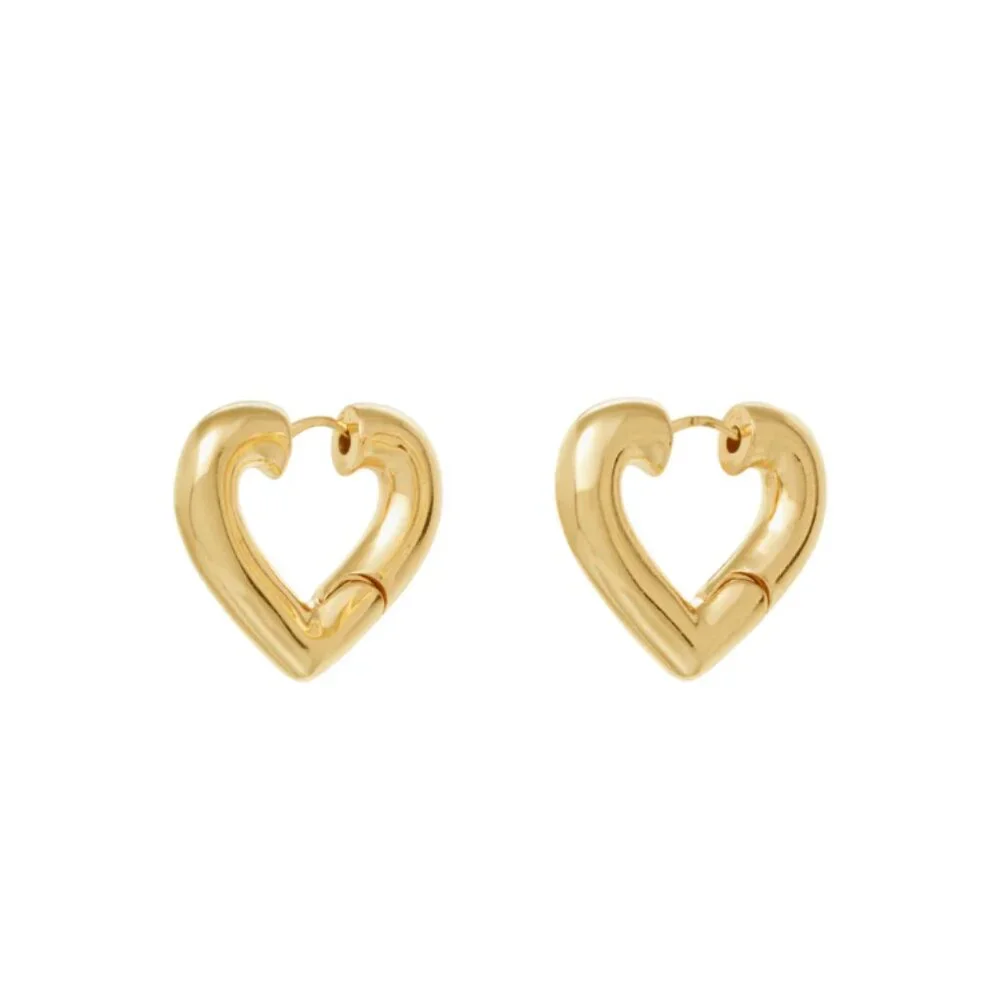 BEST Roxanne Assoulin The Heart Chubbies Earrings Gold